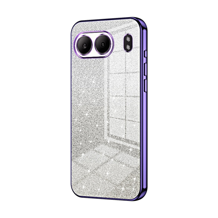 For OnePlus Nord 4 Gradient Glitter Powder Electroplated Phone Case