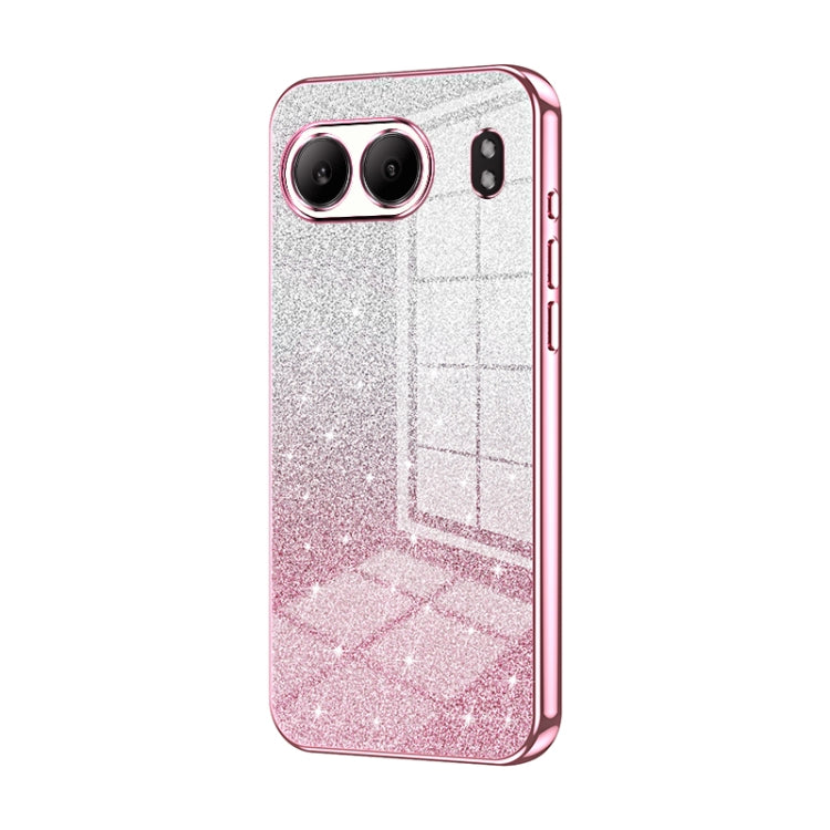 For OnePlus Nord 4 Gradient Glitter Powder Electroplated Phone Case
