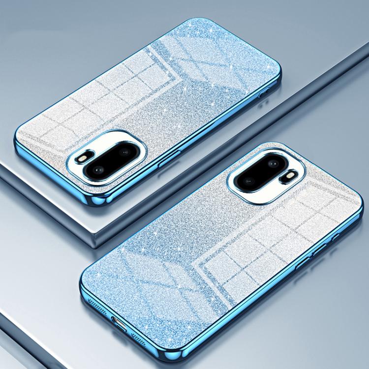 For OnePlus Ace 6 / Ace 6T / 15R Gradient Glitter Powder Electroplated Phone Case