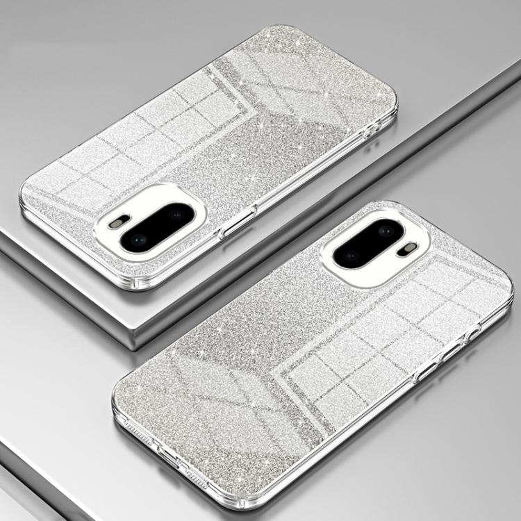 For OnePlus Ace 6 / Ace 6T / 15R Gradient Glitter Powder Electroplated Phone Case