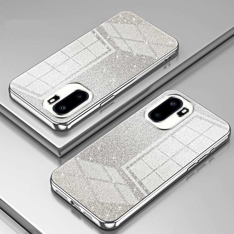 For OnePlus Ace 6 / Ace 6T / 15R Gradient Glitter Powder Electroplated Phone Case