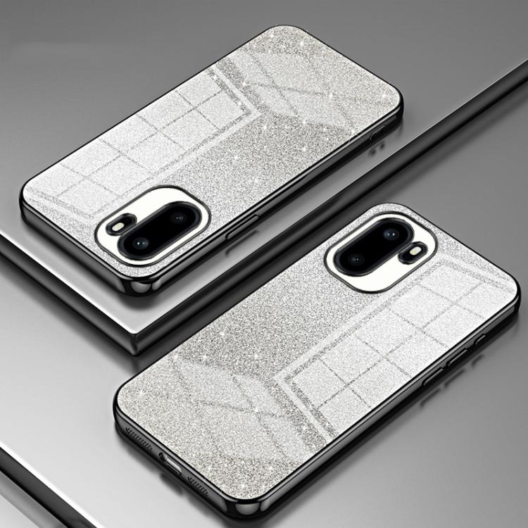 For OnePlus Ace 6 / Ace 6T / 15R Gradient Glitter Powder Electroplated Phone Case