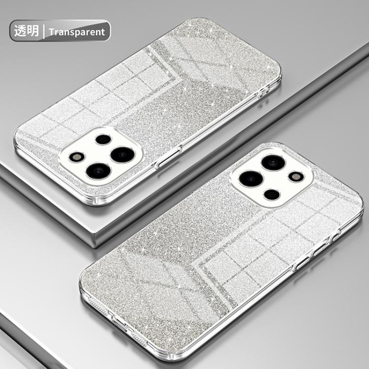 For OnePlus Turbo 6 Gradient Glitter Powder Electroplated Phone Case