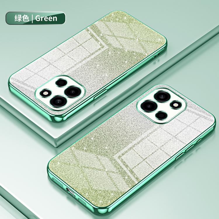 For OnePlus Turbo 6 Gradient Glitter Powder Electroplated Phone Case
