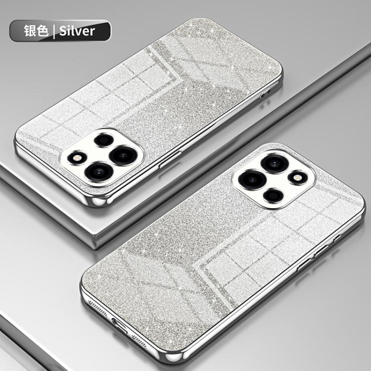 For OnePlus Turbo 6 Gradient Glitter Powder Electroplated Phone Case