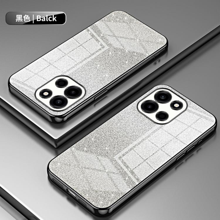 For OnePlus Turbo 6 Gradient Glitter Powder Electroplated Phone Case