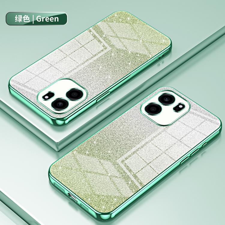 For OnePlus Turbo 6V Gradient Glitter Powder Electroplated Phone Case