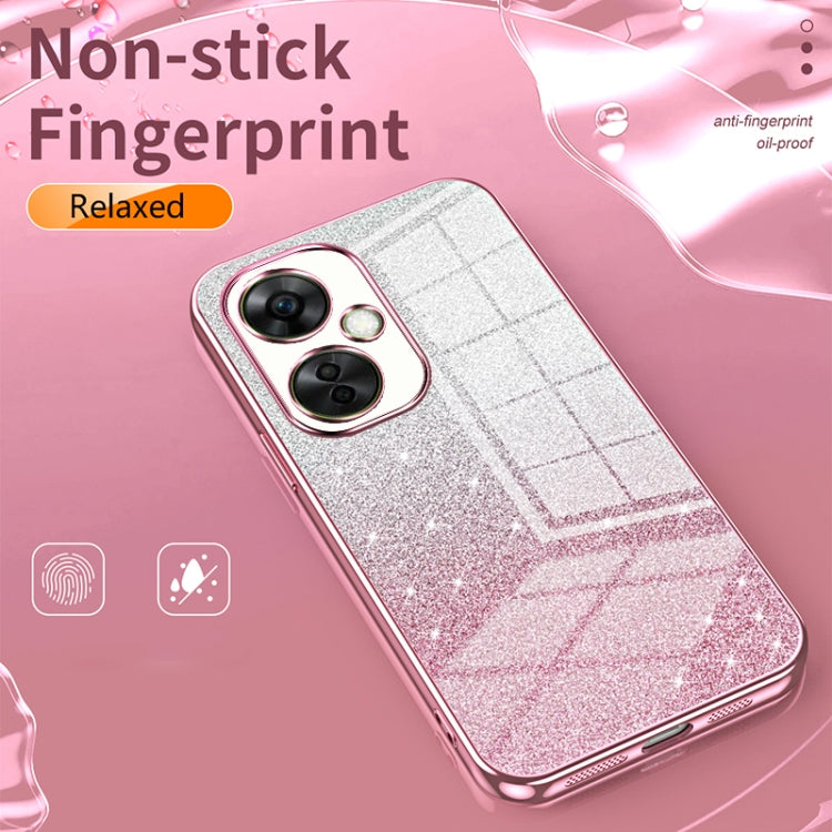 For OnePlus Nord 4 Gradient Glitter Powder Electroplated Phone Case