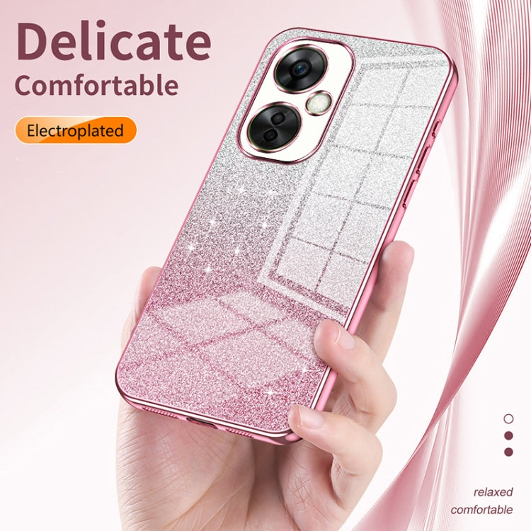 For OnePlus Nord 4 Gradient Glitter Powder Electroplated Phone Case