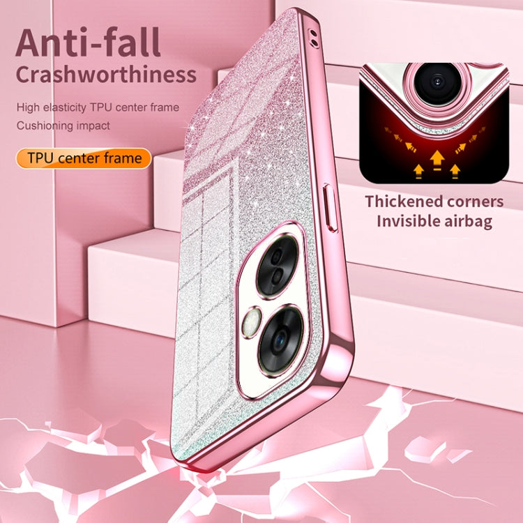 For OnePlus Nord 4 Gradient Glitter Powder Electroplated Phone Case