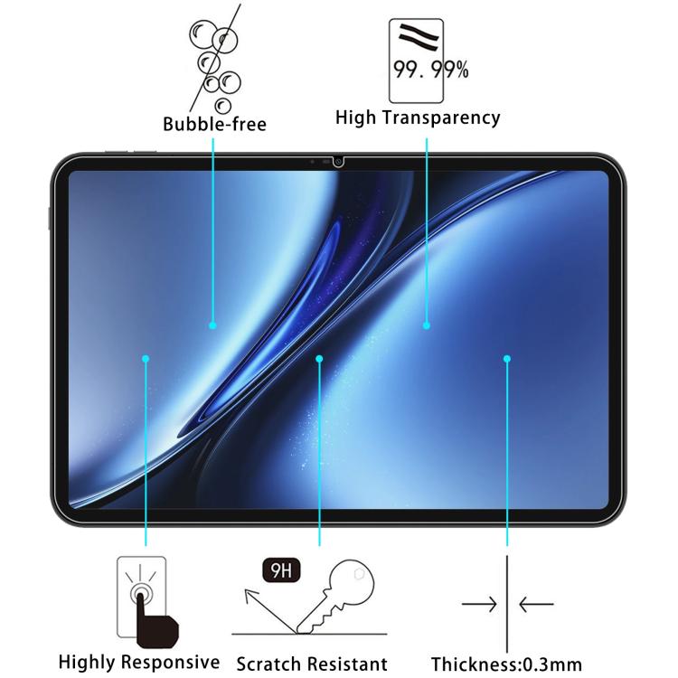 For Oscal Pad 200 13.4 9H 0.3mm Explosion-proof Tempered Glass Film