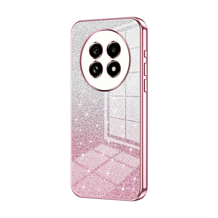For Realme 13 Pro+ Gradient Glitter Powder Electroplated Phone Case