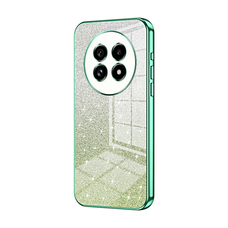 For Realme 13 Pro+ Gradient Glitter Powder Electroplated Phone Case