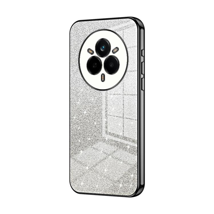 For Realme 14 Pro Gradient Glitter Powder Electroplated Phone Case