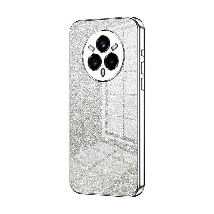 For Realme 14 Pro+ Gradient Glitter Powder Electroplated Phone Case