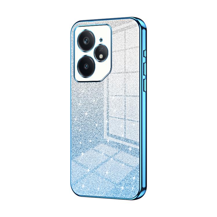 For Realme Neo7 Gradient Glitter Powder Electroplated Phone Case