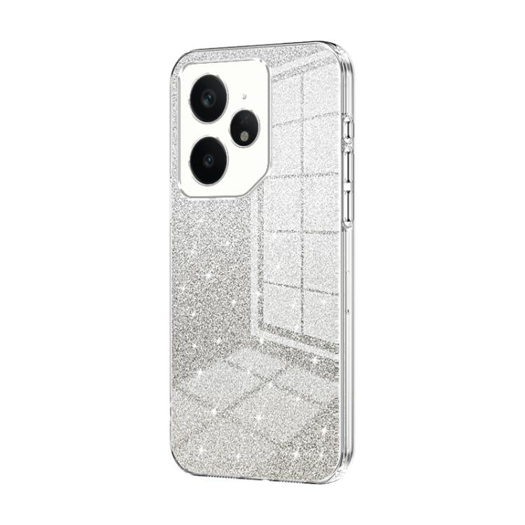 For Realme Neo7 Gradient Glitter Powder Electroplated Phone Case