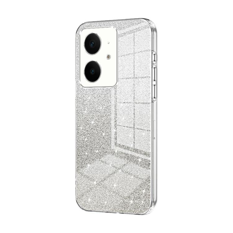 For Realme Neo7 SE Gradient Glitter Powder Electroplated Phone Case