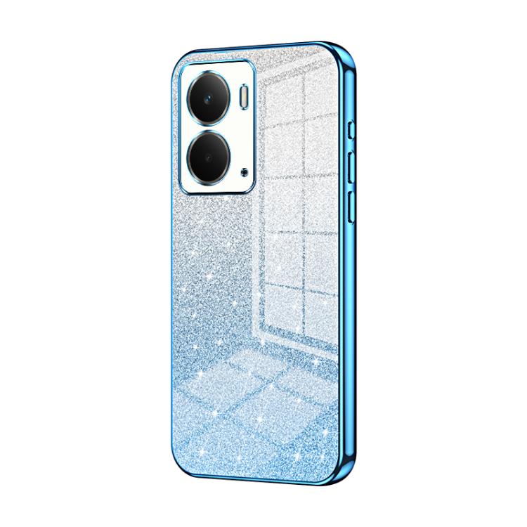 For Realme Neo7x Gradient Glitter Powder Electroplated Phone Case