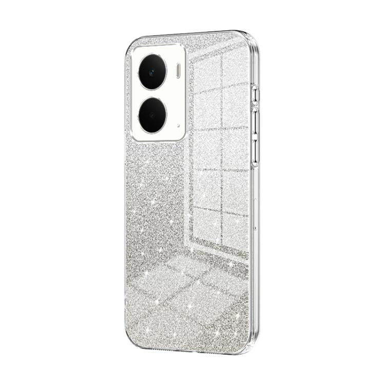 For Realme Neo7x Gradient Glitter Powder Electroplated Phone Case