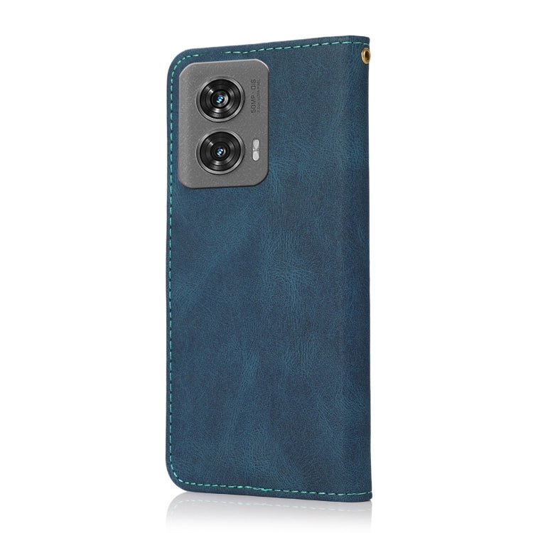 For Motorola Edge 50 Fusion Dual-color Stitching Leather Phone Case