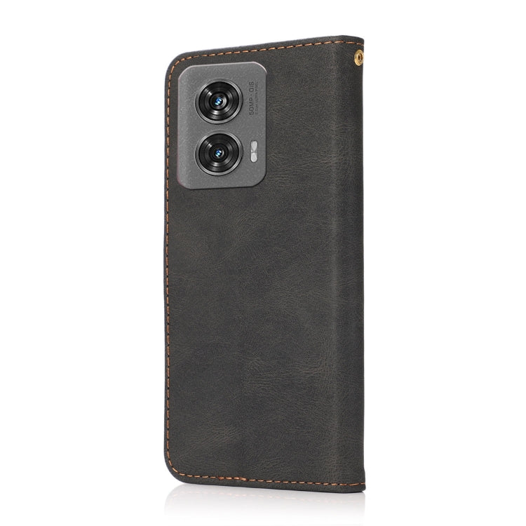 For Motorola Edge 50 Fusion Dual-color Stitching Leather Phone Case