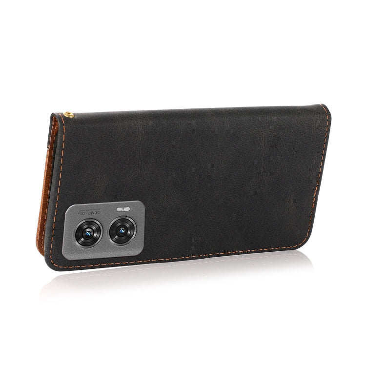 For Motorola Edge 50 Fusion Dual-color Stitching Leather Phone Case