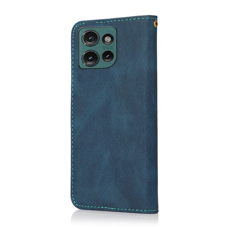 For Motorola Edge 50 5G Dual-color Stitching Leather Phone Case