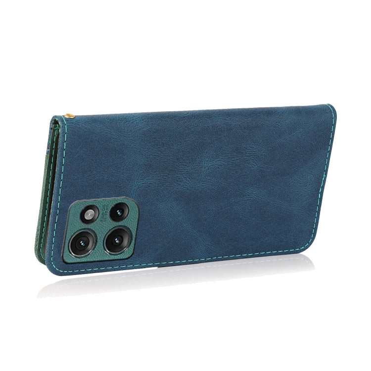 For Motorola Edge 50 5G Dual-color Stitching Leather Phone Case