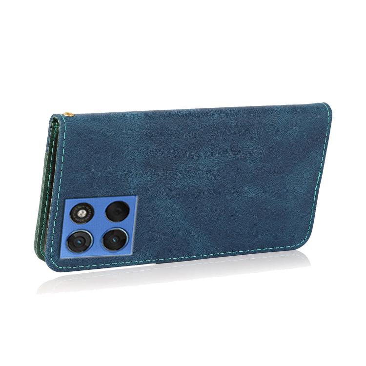 For Motorola Moto G57 5G Dual-color Stitching Leather Phone Case