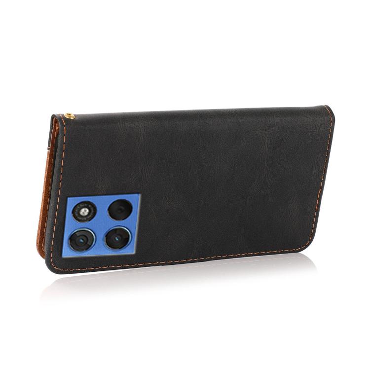 For Motorola Moto G57 5G Dual-color Stitching Leather Phone Case