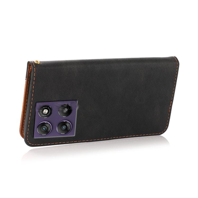 For Motorola Moto G67 Power 5G Dual-color Stitching Leather Phone Case