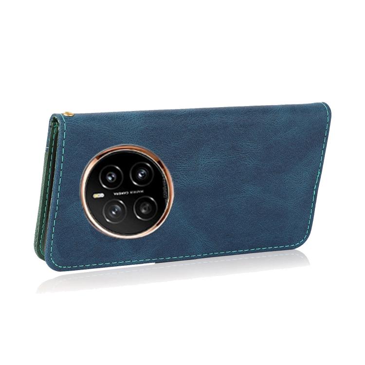 For Honor Magic7 Pro Dual-color Stitching Leather Phone Case