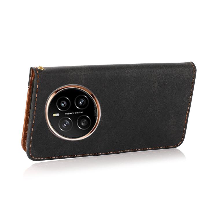 For Honor Magic7 Pro Dual-color Stitching Leather Phone Case