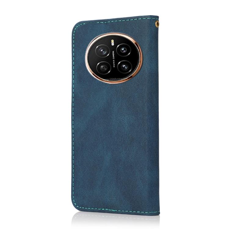 For Honor Magic7 Dual-color Stitching Leather Phone Case