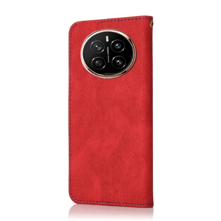 For Honor Magic7 Dual-color Stitching Leather Phone Case