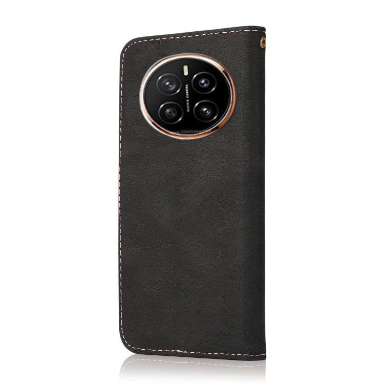 For Honor Magic7 Dual-color Stitching Leather Phone Case