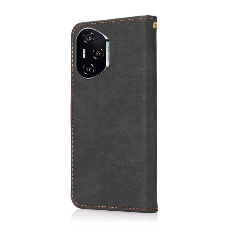 For Honor 400 Pro Global 160.8mm Dual-color Stitching Leather Phone Case