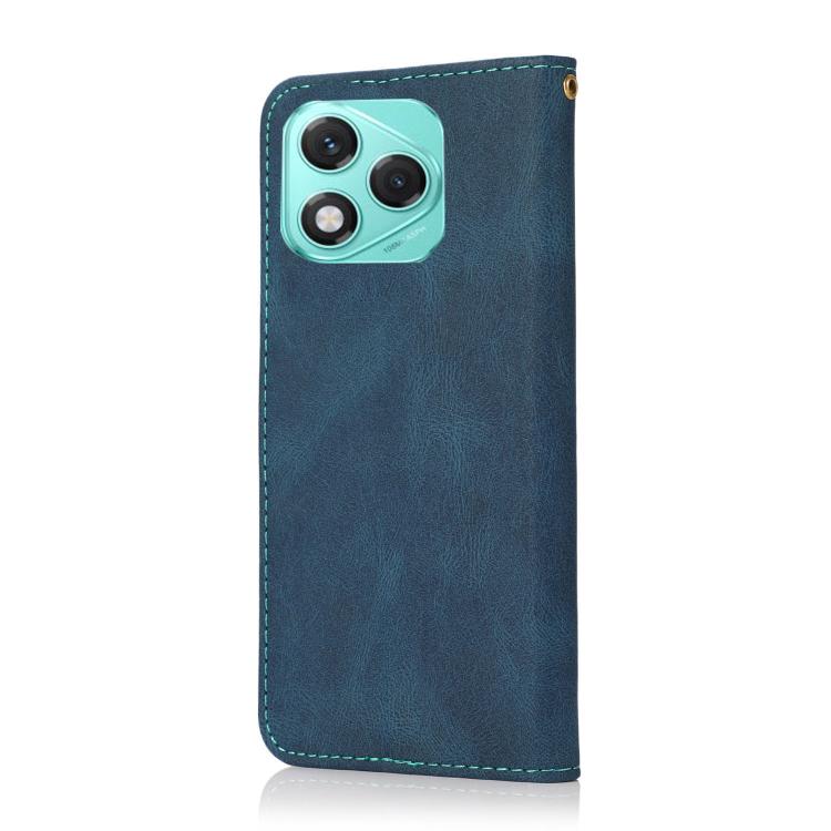 For Honor 400 Lite Global Dual-color Stitching Leather Phone Case