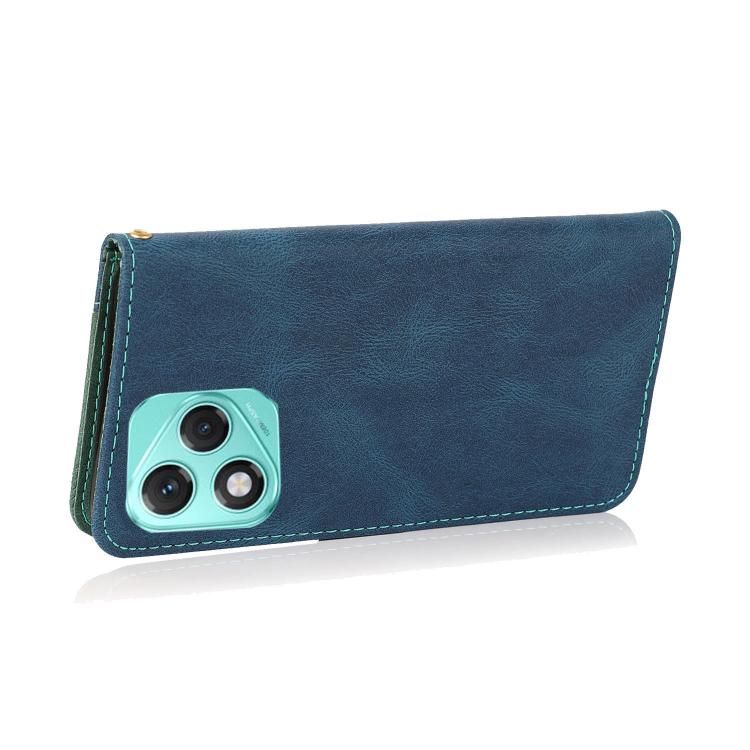 For Honor 400 Lite Global Dual-color Stitching Leather Phone Case
