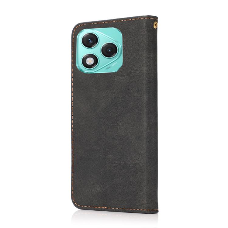 For Honor 400 Lite Global Dual-color Stitching Leather Phone Case
