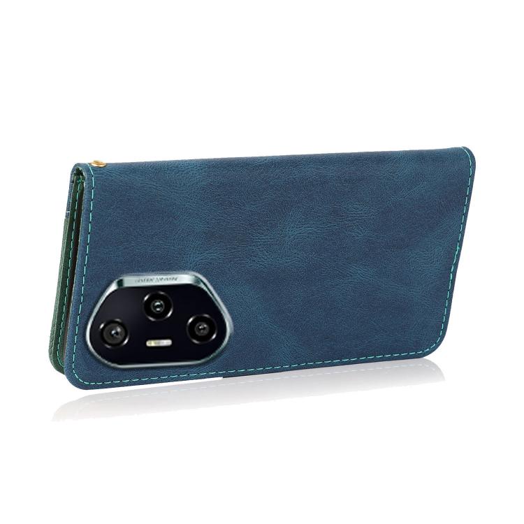For Honor 400 Global 156.5mm Dual-color Stitching Leather Phone Case