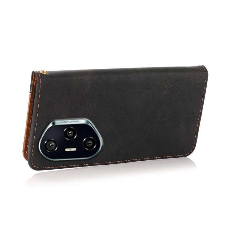 For Honor 400 Global 156.5mm Dual-color Stitching Leather Phone Case
