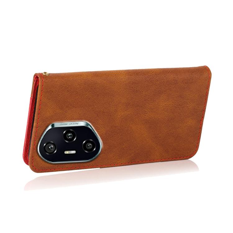 For Honor 400 Global 156.5mm Dual-color Stitching Leather Phone Case