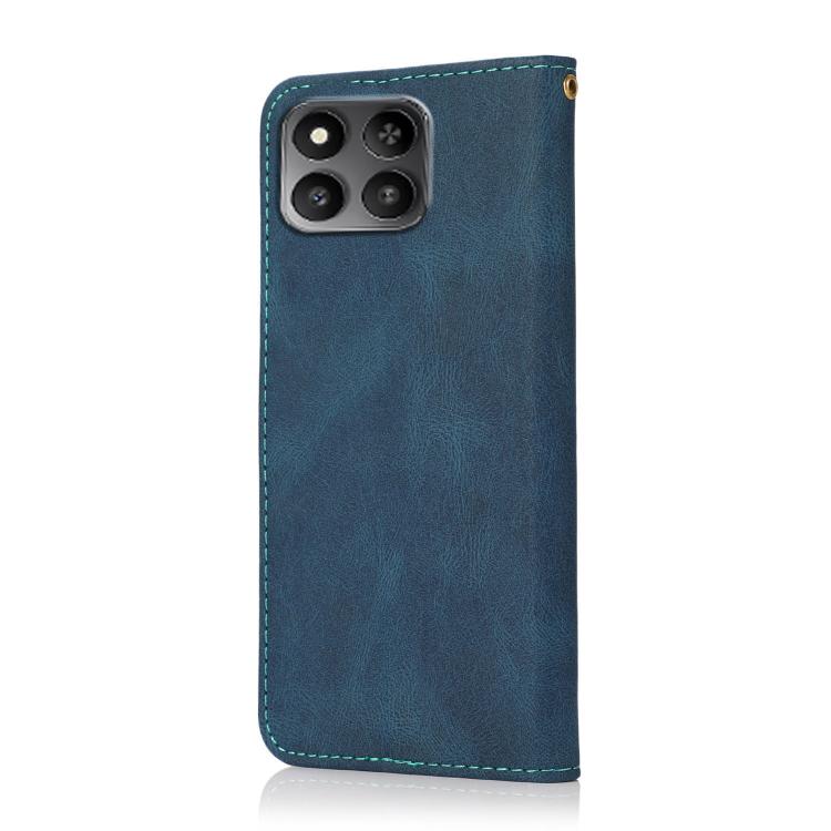 For Honor 400 Smart 5G Dual-color Stitching Leather Phone Case