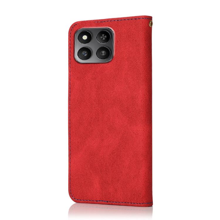 For Honor 400 Smart 5G Dual-color Stitching Leather Phone Case