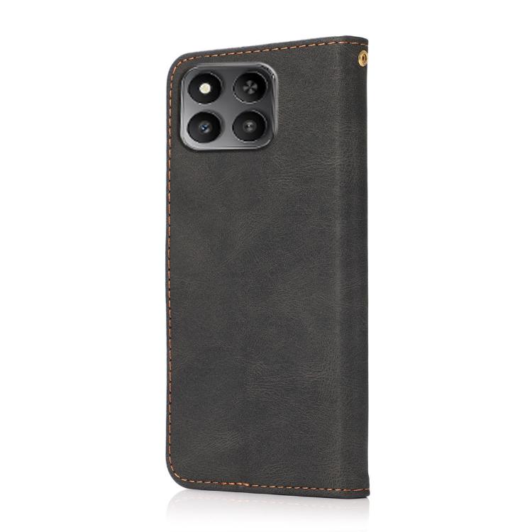 For Honor 400 Smart 5G Dual-color Stitching Leather Phone Case