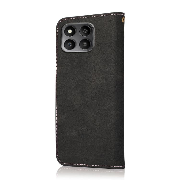 For Honor 400 Smart 5G Dual-color Stitching Leather Phone Case