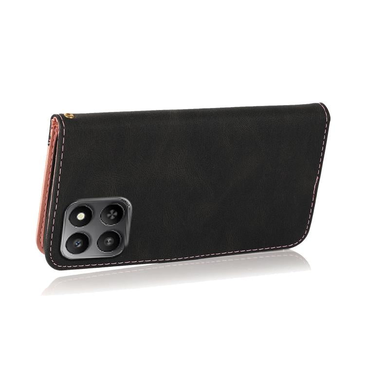 For Honor 400 Smart 5G Dual-color Stitching Leather Phone Case