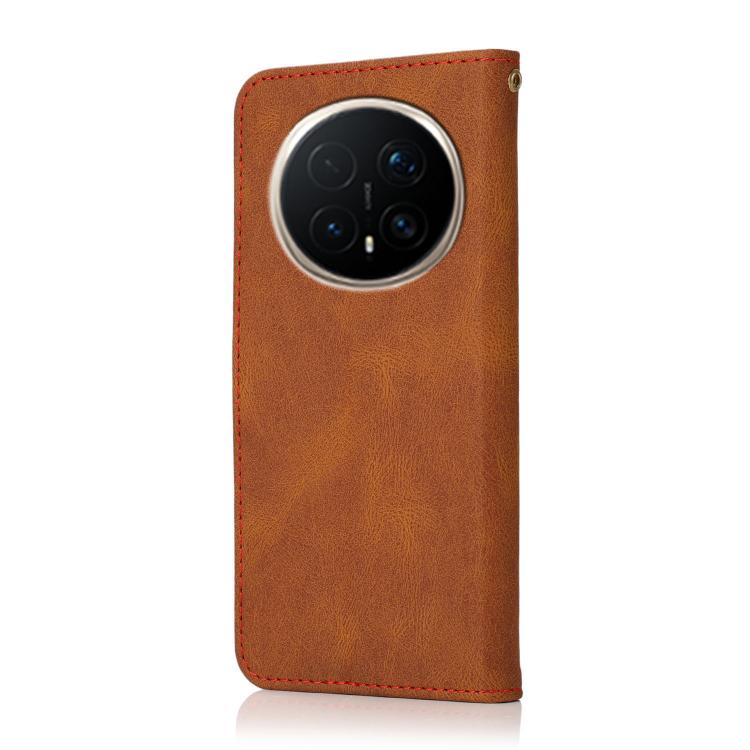 For Honor Magic8 Dual-color Stitching Leather Phone Case